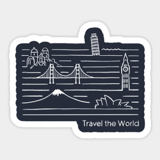 Travel the World Sticker